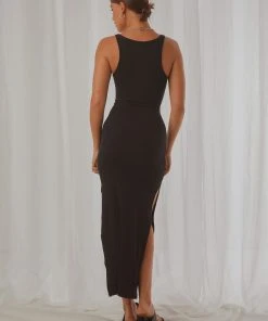 Peppermayo Los Angeles Midi Dress - Black 9 Peppermayo Los Angeles Midi Dress - Black