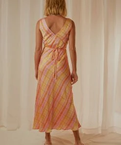 Peppermayo Exclusive Loren Maxi Dress - Splice Check New & Most Loved