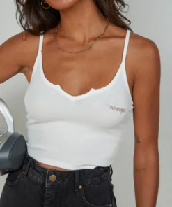 Wrangler New Tops Opposites Cami - Vintage White