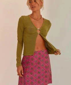 Peppermayo Midnight In Paris Mini Skirt - Pink New & Most Loved