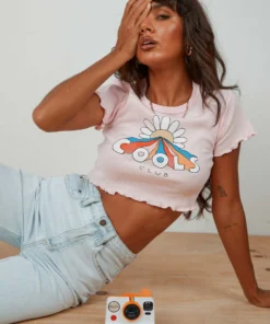 Cools Club Flower Power Tee - Pink