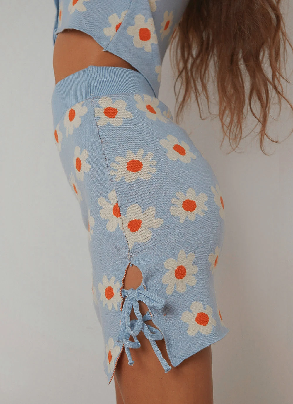 Peppermayo New & Most Loved Sunkissed Knit Mini Skirt - Blue Peppermayo New & Most Loved Sunkissed Knit Mini Skirt - Blue