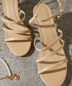 4th & Reckless Tyler Heel - Nude PU