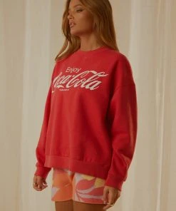 Rolla's Enjoy Coca Cola Classic Sweat - Coke Red 12 Rolla's Enjoy Coca Cola Classic Sweat - Coke Red