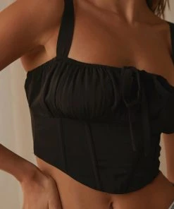 Peppermayo New & Most Loved All My Heart Bustier Top - Black 9 Peppermayo New & Most Loved All My Heart Bustier Top - Black