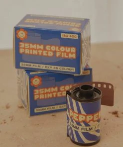 Peppermayo Exclusive Art Trip 35mm Film - EXP 36 Colour - Cobalt Marble New & Most Loved