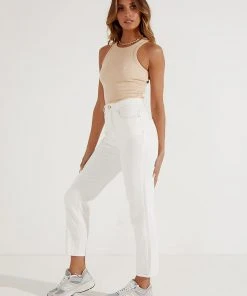 BY DYLN Harlow Mom Jean - Milk New & Most Loved 5 BY DYLN Harlow Mom Jean - Milk New & Most Loved