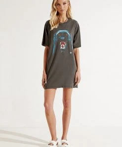 Thrills Prowler Merch Tee Dress - Merch Black New & Most Loved 9 Thrills Prowler Merch Tee Dress - Merch Black New & Most Loved