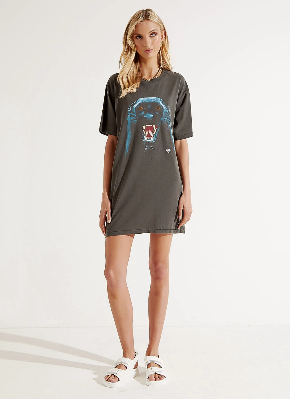 Thrills Prowler Merch Tee Dress - Merch Black New & Most Loved 5 Thrills Prowler Merch Tee Dress - Merch Black New & Most Loved