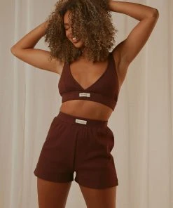 Peppermayo Exclusive PM Basic Organic Cotton Bralette - Choc Brown New & Most Loved 5 Peppermayo Exclusive PM Basic Organic Cotton Bralette - Choc Brown New & Most Loved