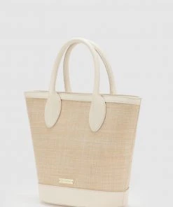 The Wolf Gang Casetta Raffia Tote - Natural