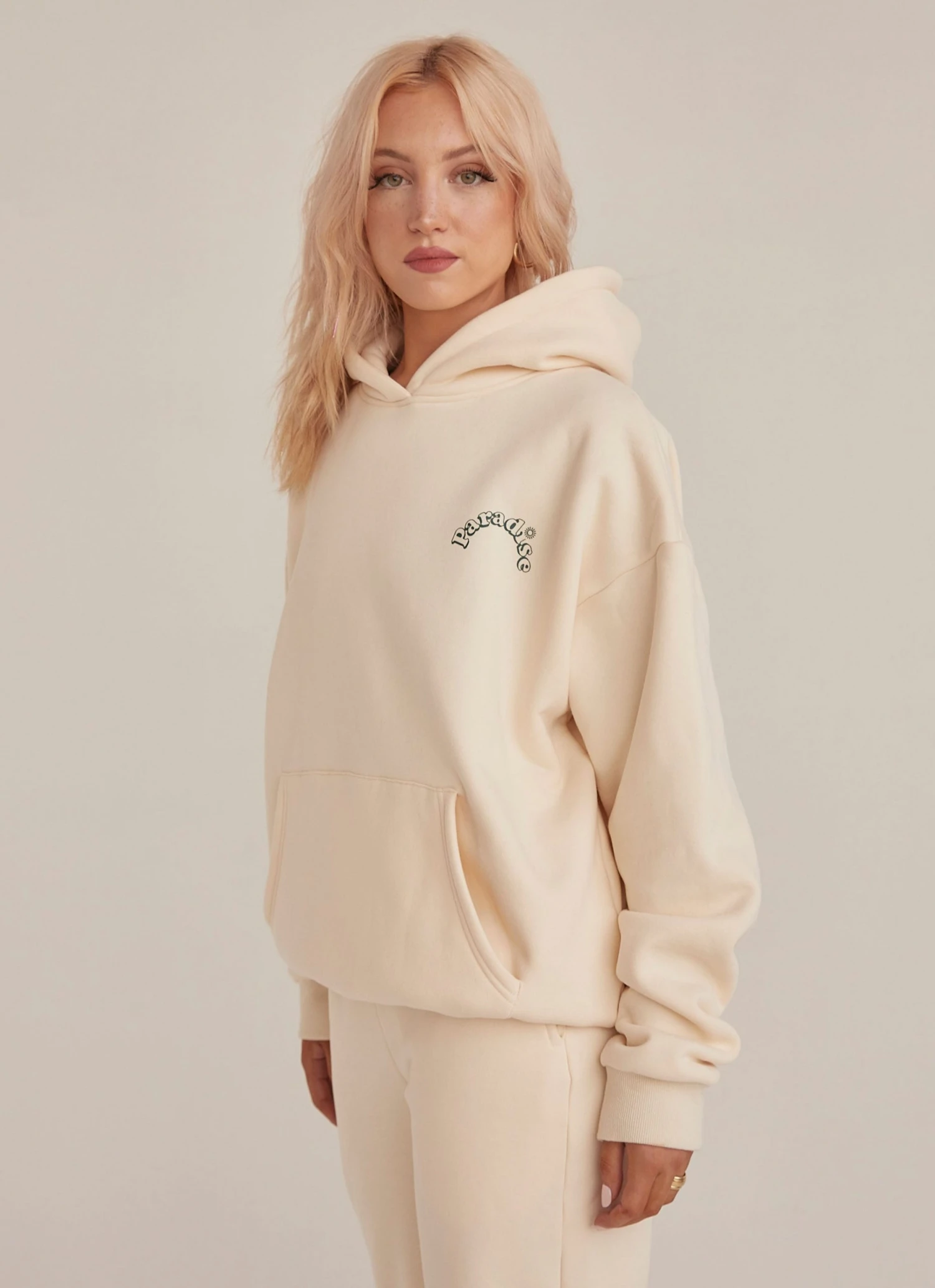 Riley Hubatka X Peppermayo New & Most Loved The Everyday Hoodie - Ivory 6 Riley Hubatka X Peppermayo New & Most Loved The Everyday Hoodie - Ivory