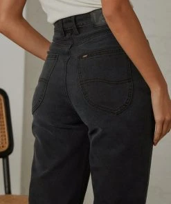 Lee New & Most Loved Hourglass High Mom Jeans - Black Ash 10 Lee New & Most Loved Hourglass High Mom Jeans - Black Ash