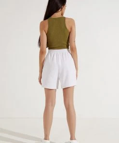 Afends New & Most Loved Pearl - Rib Singlet - Olive 11 Afends New & Most Loved Pearl - Rib Singlet - Olive