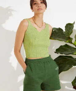 Peppermayo Cali Summer Knit Top - Khaki New Tops