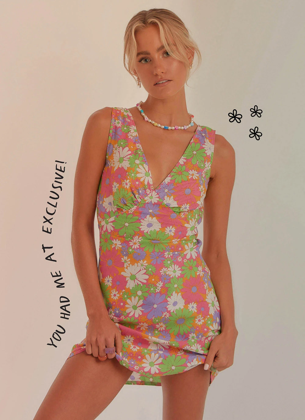 Peppermayo Exclusive New & Most Loved Audrey Vintage Slip Dress - 70s Floral 3 Peppermayo Exclusive New & Most Loved Audrey Vintage Slip Dress - 70s Floral