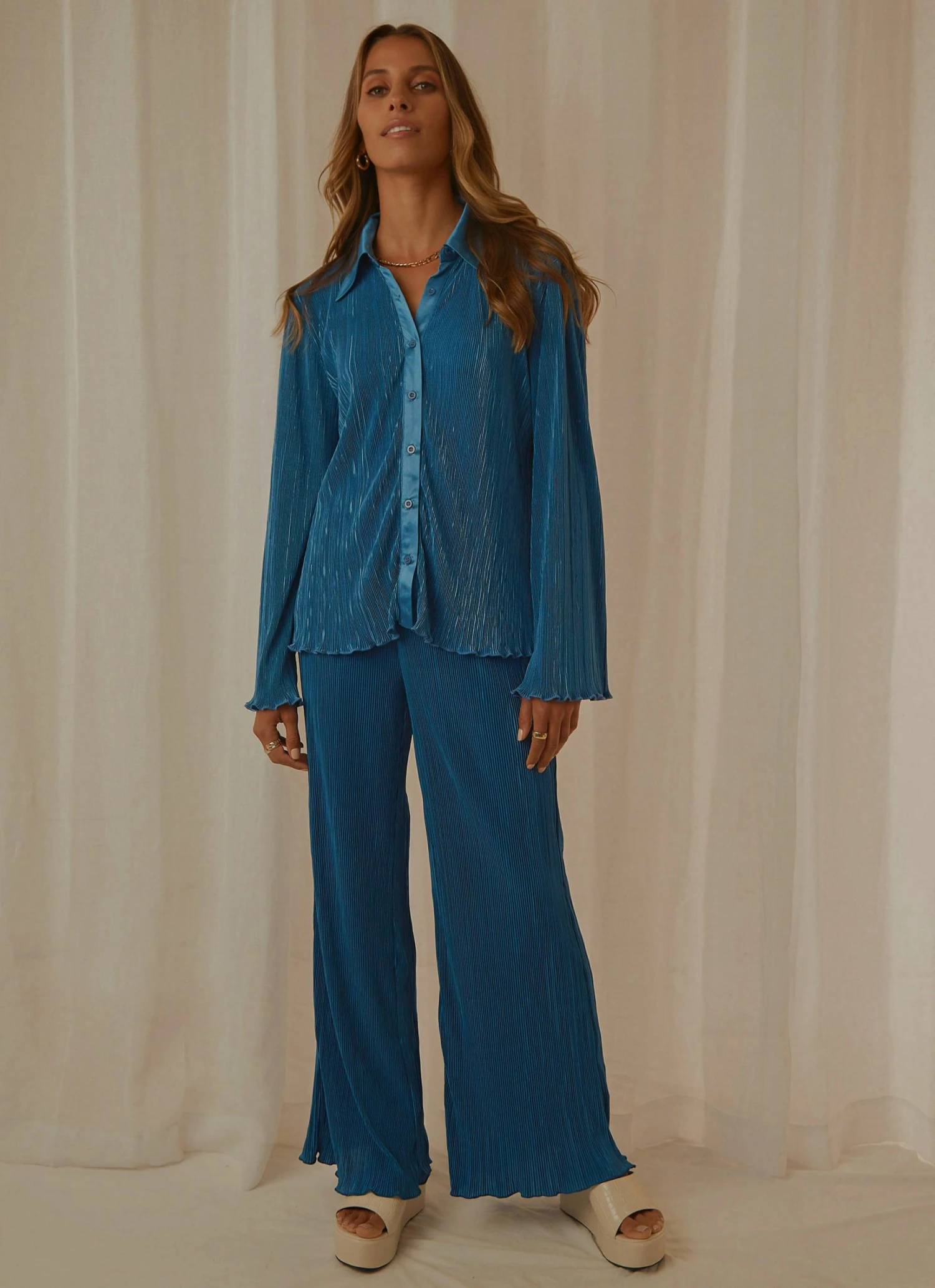 Peppermayo Exclusive Change Of Pace Shirt - Cobalt 4 Peppermayo Exclusive Change Of Pace Shirt - Cobalt