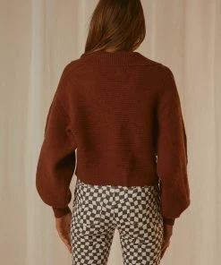 Peppermayo New & Most Loved All I Know Knit Sweater - Choc 11 Peppermayo New & Most Loved All I Know Knit Sweater - Choc