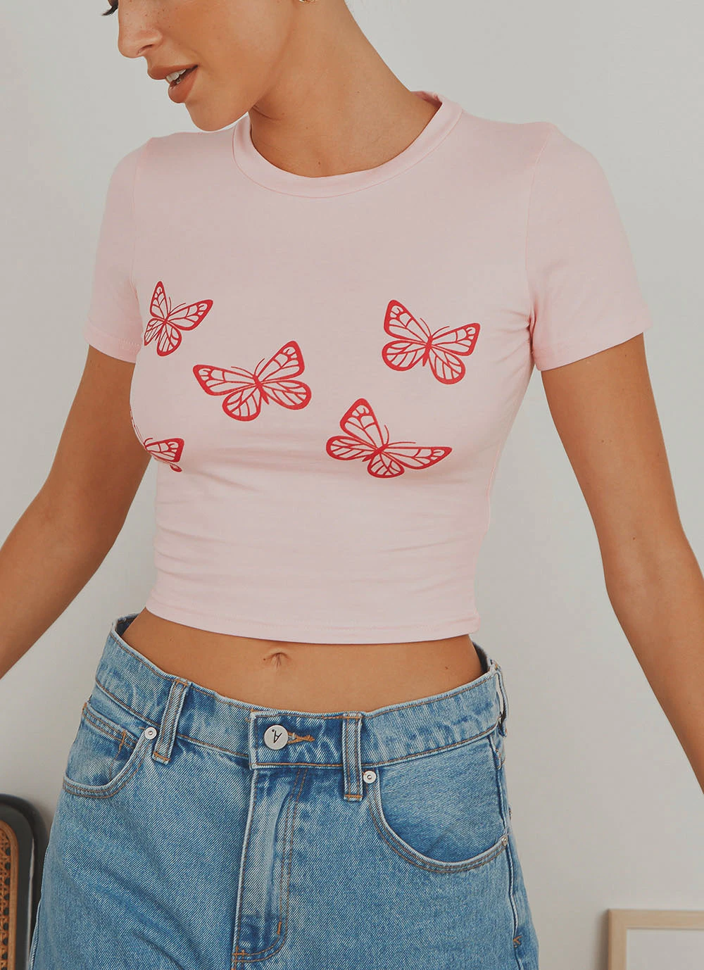 Peppermayo New Tops Miss You Crop - Pink 5 Peppermayo New Tops Miss You Crop - Pink