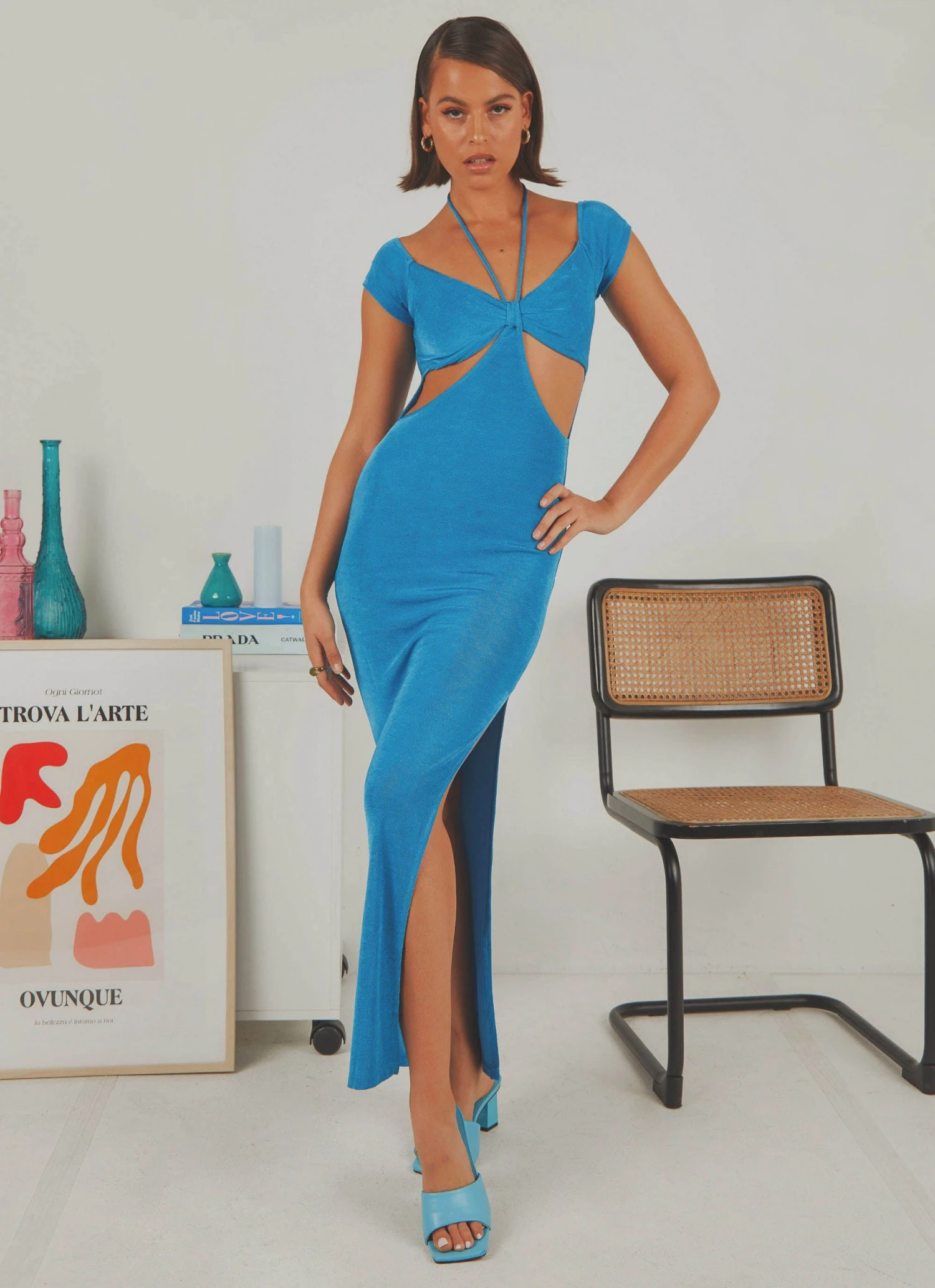 Peppermayo Sabotage Midi Dress - Blue 5 Peppermayo Sabotage Midi Dress - Blue