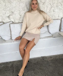 Peppermayo New Bottoms Perpetual Love Mini Skirt - Beige 8 Peppermayo New Bottoms Perpetual Love Mini Skirt - Beige