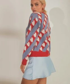 Peppermayo Home With You Knit Sweater - Red 12 Peppermayo Home With You Knit Sweater - Red