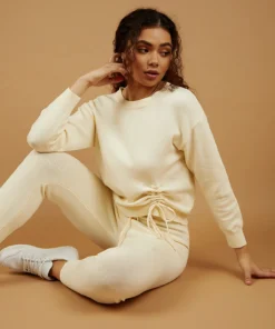 Peppermayo Afternoon Coffee Knit Pants - Cream