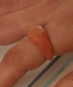 Peppermayo See The World Resin Ring - Orange New & Most Loved