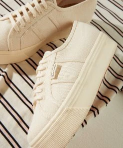 Superga 2790- Organic Cotton Hemp Sneaker - Natural Beige