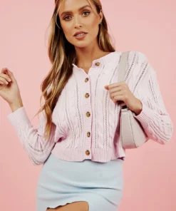 Peppermayo Switch Up Knit Cardigan - Pink