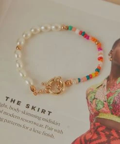 Peppermayo Carissa Bracelet - Pearl Multi New & Most Loved