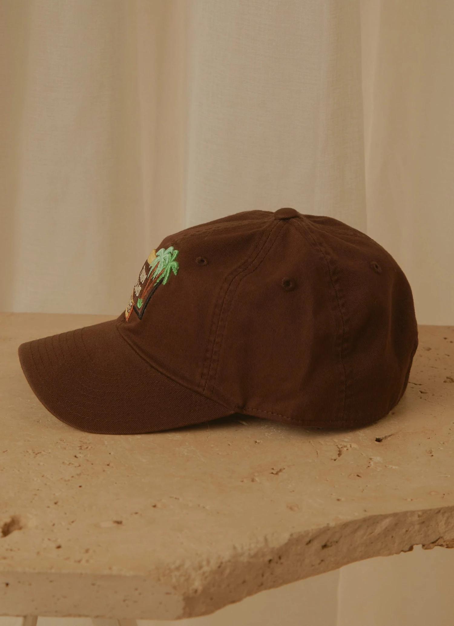 American Needle New & Most Loved Twin Palms Ball Park Cap - Chocolate American Needle New & Most Loved Twin Palms Ball Park Cap - Chocolate