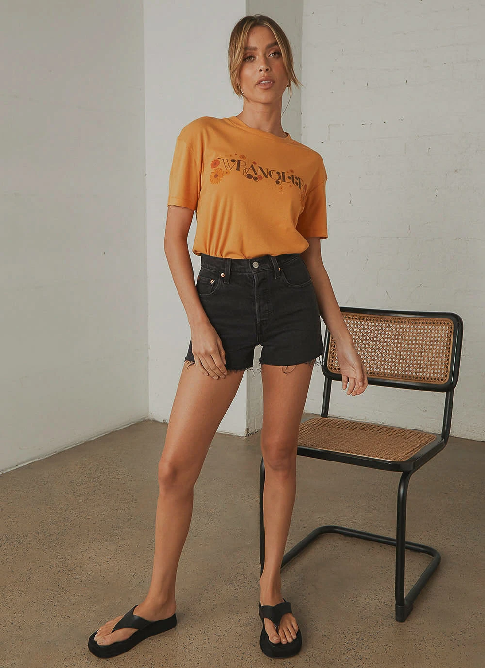 Levi's Ribcage Short - Black Bayou New Bottoms 6 Levi's Ribcage Short - Black Bayou New Bottoms