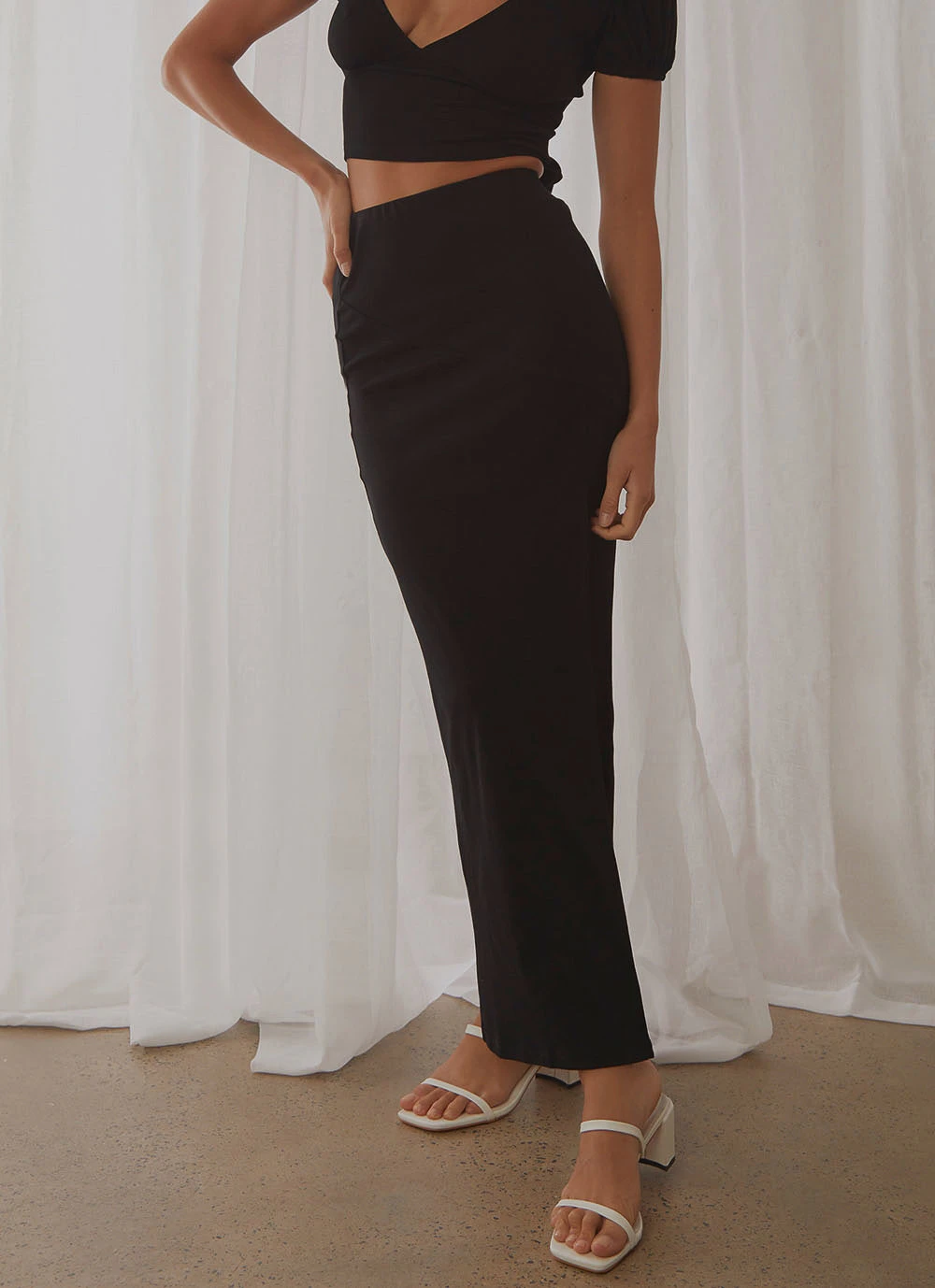 Peppermayo Venice Streets Midi Skirt - Black 4 Peppermayo Venice Streets Midi Skirt - Black