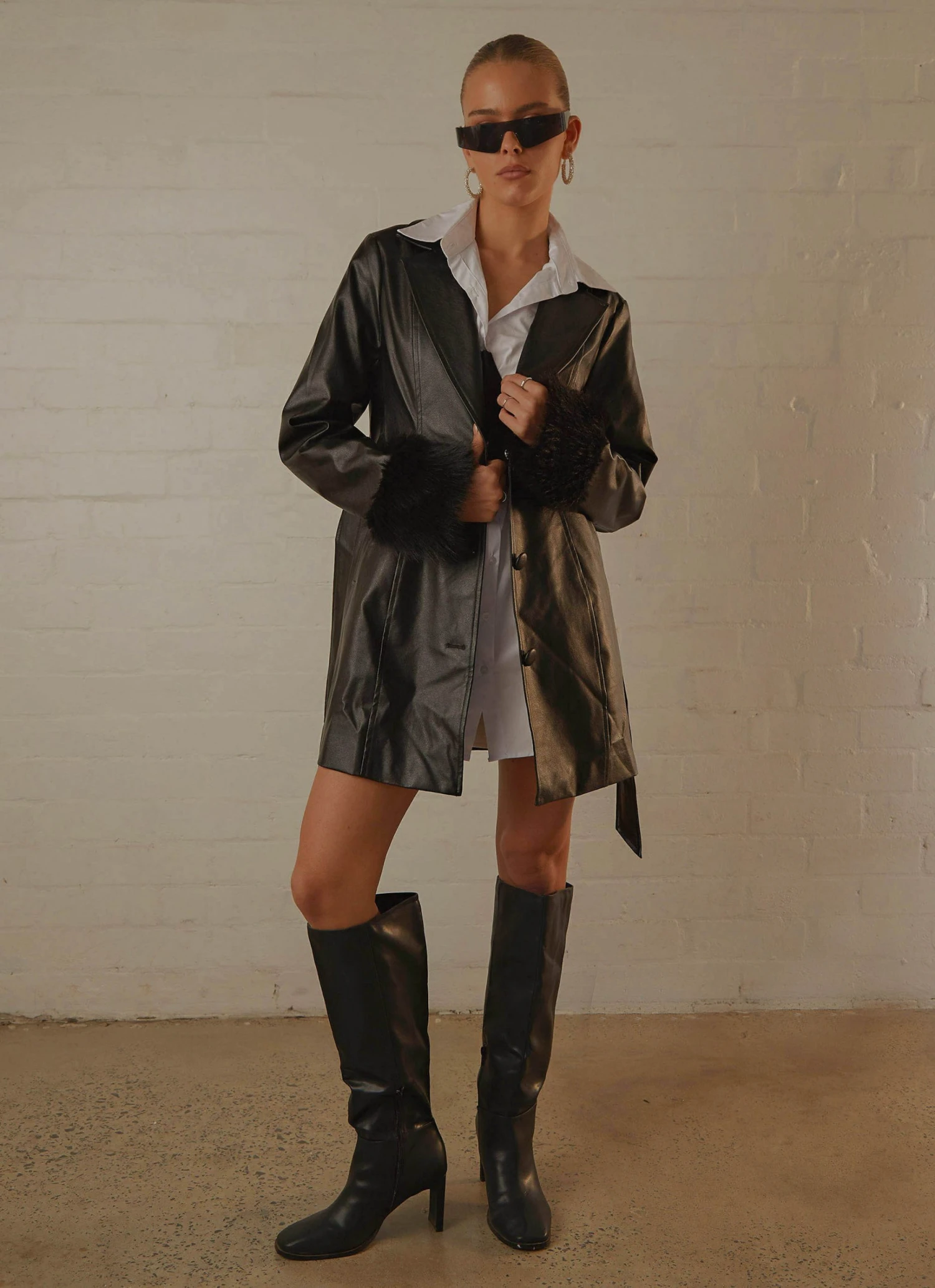 Peppermayo Exclusive New & Most Loved Cassie PU Jacket - Black Peppermayo Exclusive New & Most Loved Cassie PU Jacket - Black