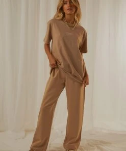 Nude Lucy Nude Classics Slogan BF Tee - Mocha 11 Nude Lucy Nude Classics Slogan BF Tee - Mocha