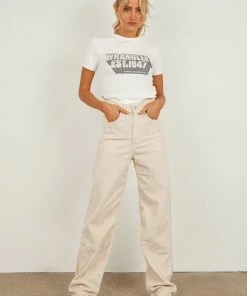 Levi's High Loose Jeans - Sand Shell Plush Cord New & Most Loved