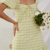 Peppermayo Out In Italy Mini Dress - Green Gingham New & Most Loved 1 Peppermayo Out In Italy Mini Dress - Green Gingham New & Most Loved
