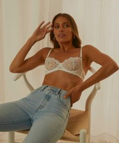 Kat The Label Maverick Underwire Bra - White