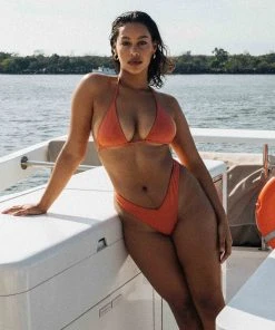 LaHana Swim New & Most Loved Remi Bottom - Tangerine