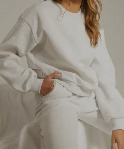 Peppermayo Exclusive It Crowd Crewneck - Grey Marle