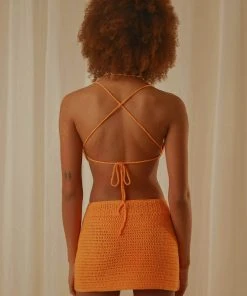 Peppermayo Exclusive Cancun Crochet Halter Top - Tangerine - Pre-Order 13 Peppermayo Exclusive Cancun Crochet Halter Top - Tangerine - Pre-Order