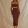 Peppermayo Welcome To The World Midi Skirt - Chocolate New & Most Loved 1 Peppermayo Welcome To The World Midi Skirt - Chocolate New & Most Loved