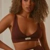 Peppermayo Exclusive PM Basic Organic Cotton Bralette - Choc Brown New & Most Loved 1 Peppermayo Exclusive PM Basic Organic Cotton Bralette - Choc Brown New & Most Loved