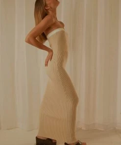 Peppermayo Exclusive Hazey Knit Midi Dress - Beige New & Most Loved 11 Peppermayo Exclusive Hazey Knit Midi Dress - Beige New & Most Loved