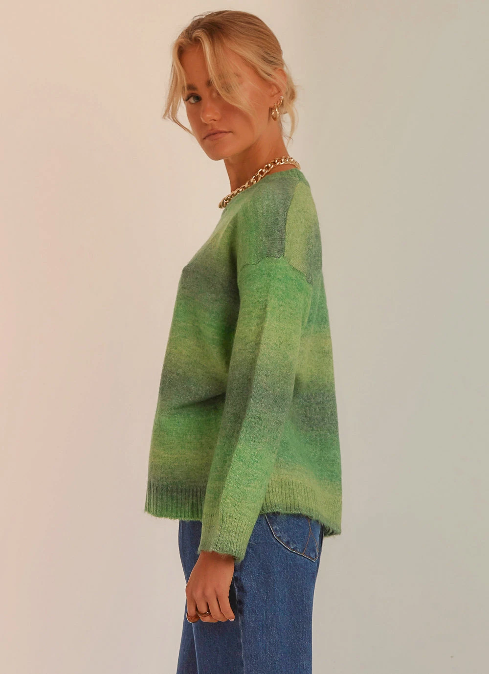 Peppermayo New & Most Loved Santa Monica Knit Sweater - Green 5 Peppermayo New & Most Loved Santa Monica Knit Sweater - Green