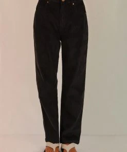 Afends Shelby Hemp Corduroy High Waist Wide Leg Pant - Black New & Most Loved 11 Afends Shelby Hemp Corduroy High Waist Wide Leg Pant - Black New & Most Loved