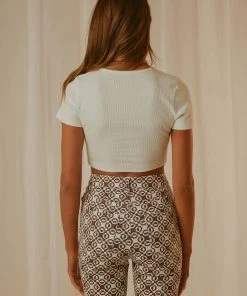 Peppermayo Exclusive Casa Del Sol Baby Tee - White New & Most Loved 13 Peppermayo Exclusive Casa Del Sol Baby Tee - White New & Most Loved