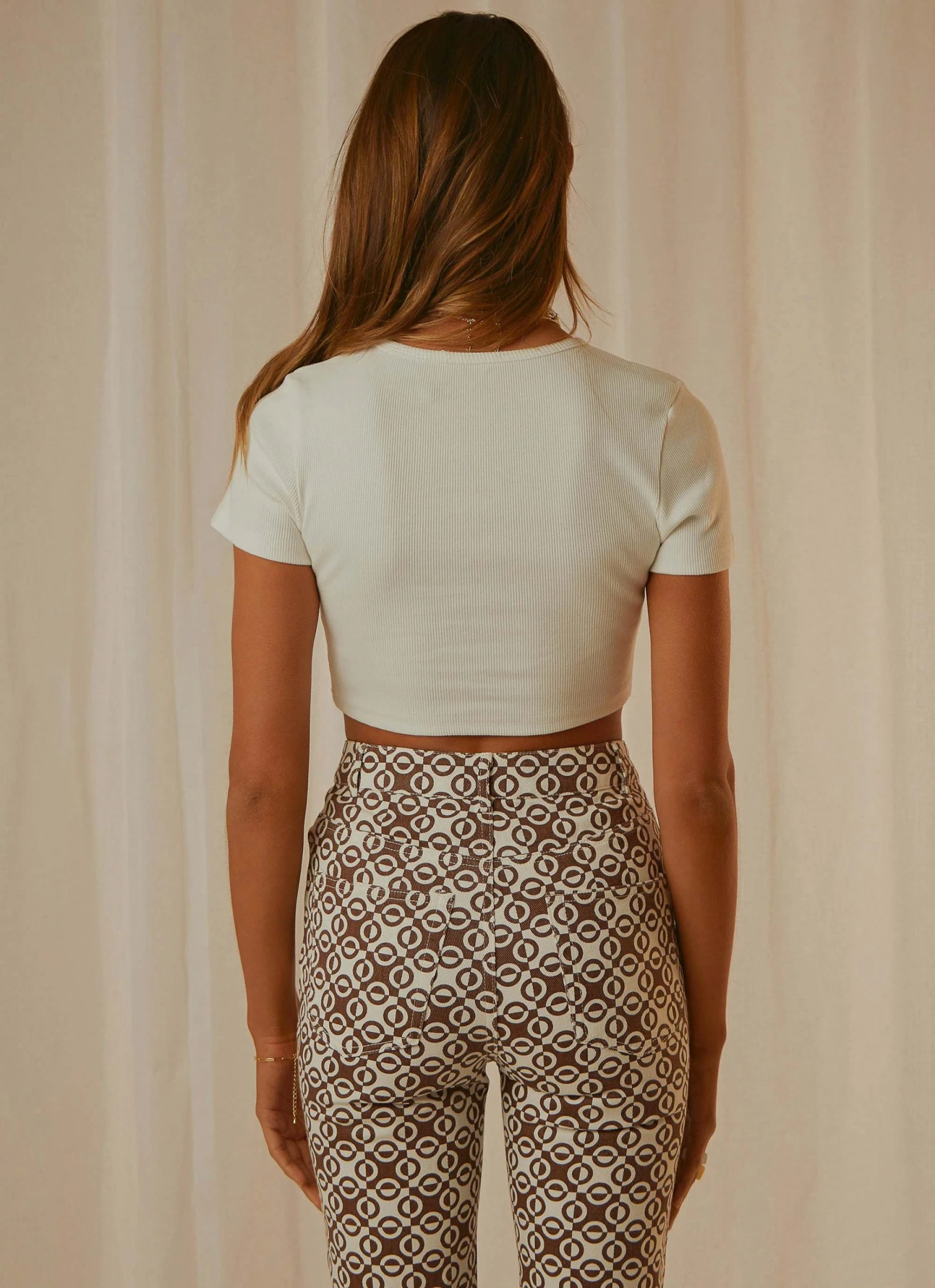 Peppermayo Exclusive Casa Del Sol Baby Tee - White New & Most Loved 8 Peppermayo Exclusive Casa Del Sol Baby Tee - White New & Most Loved