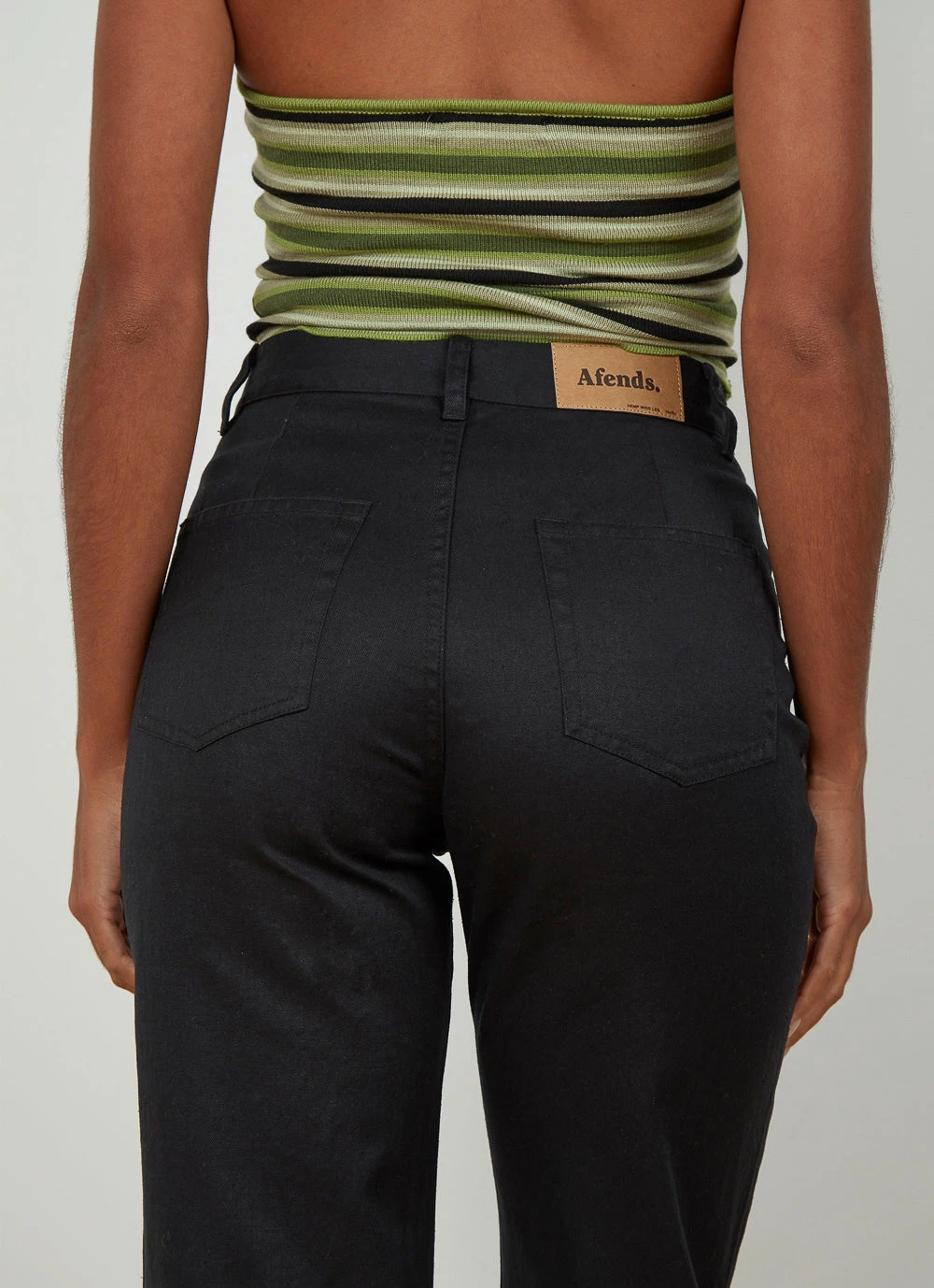 Afends Shelby Hemp Twill Wide Leg Pant - Black New & Most Loved Afends Shelby Hemp Twill Wide Leg Pant - Black New & Most Loved